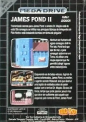 James Pond II (Japan, Korea) box cover back